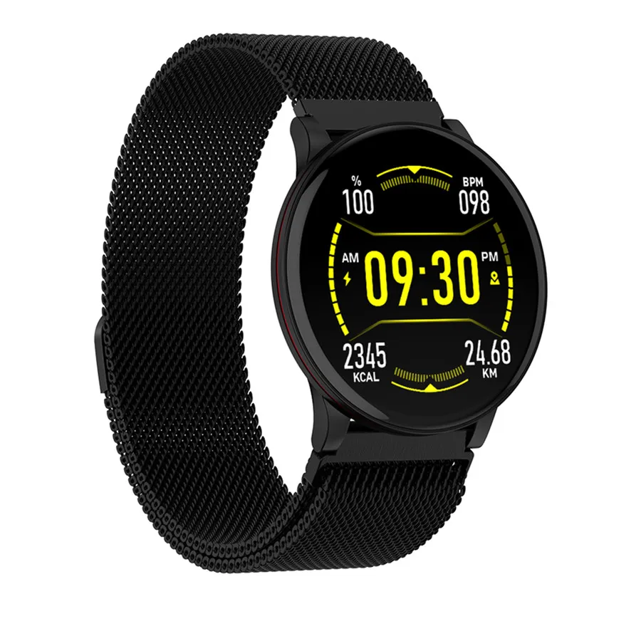 

Accalia W9 smart watch IP68 waterproof heart rate full screen touch blood pressure weather forecast fitness watch man sport