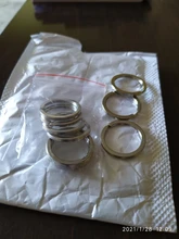 Mibrow-10 unidades/lote de llavero de 25mm, 28mm y 30mm, anillo dividido (nunca se decolora), llavero Diy, fabricación de joyas, anillos para llaves