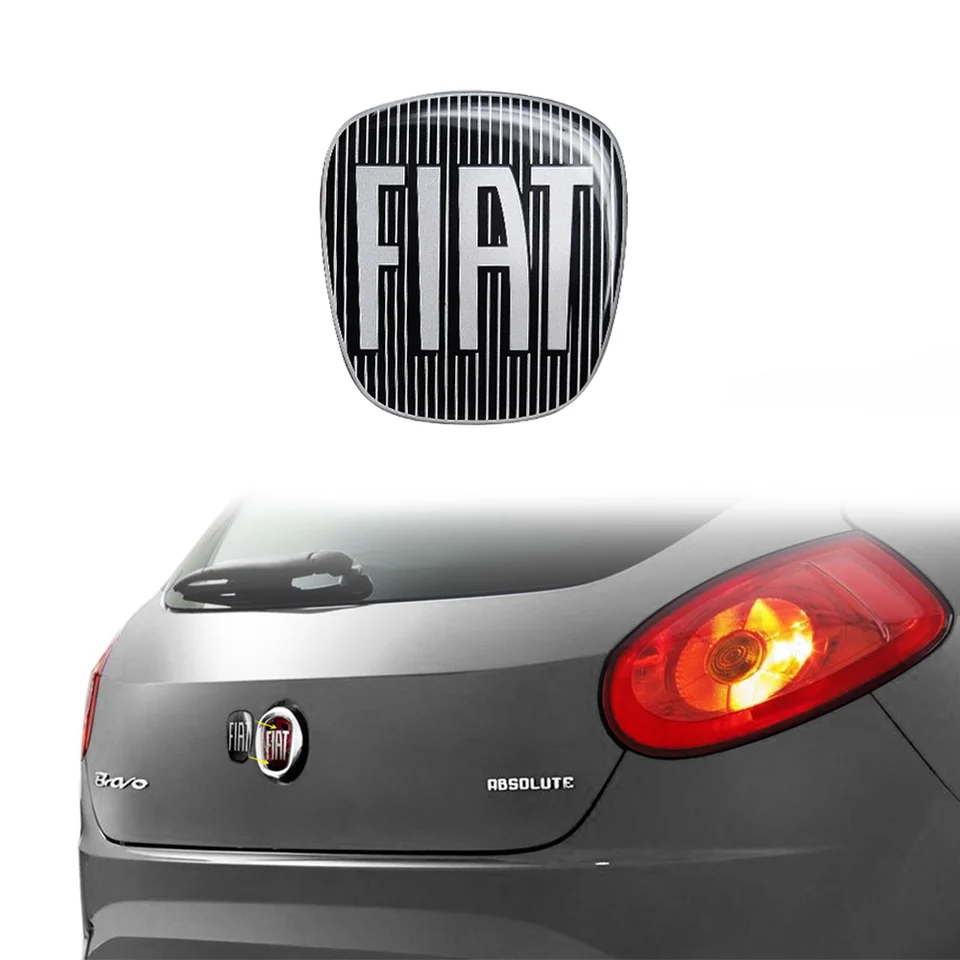 Adesivo 3D Logo Fiat Bravo - Ricambio Emblema Anteriore Con Effetto Lenticolare - Foto 3