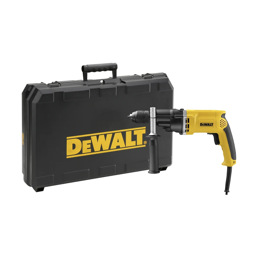 Дрель ударная DeWalt DWD522KS(Мощность 950 Вт, 2 скорости, 3500 об/мин, 56000 уд/мин, диаметр сверления 40 мм, реверс