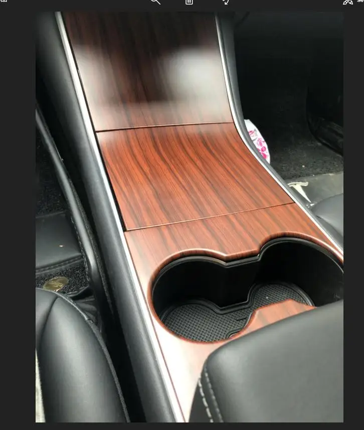 

Three Peach-grain Internal Central Control Panel ABS of Tesla 3 2017-2019