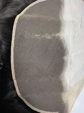 Unice-Cabello humano brasileño ondulado transparente de 8-18 pulgadas, cabello Remy con encaje Frontal 13x6, sin oreja, prearrancado, 150%