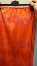 Faldas de estilo informal bohemio para mujer, faldas de cintura alta con estampado Floral, color Naranja, a media pierna, para playa, fiesta y vacaciones