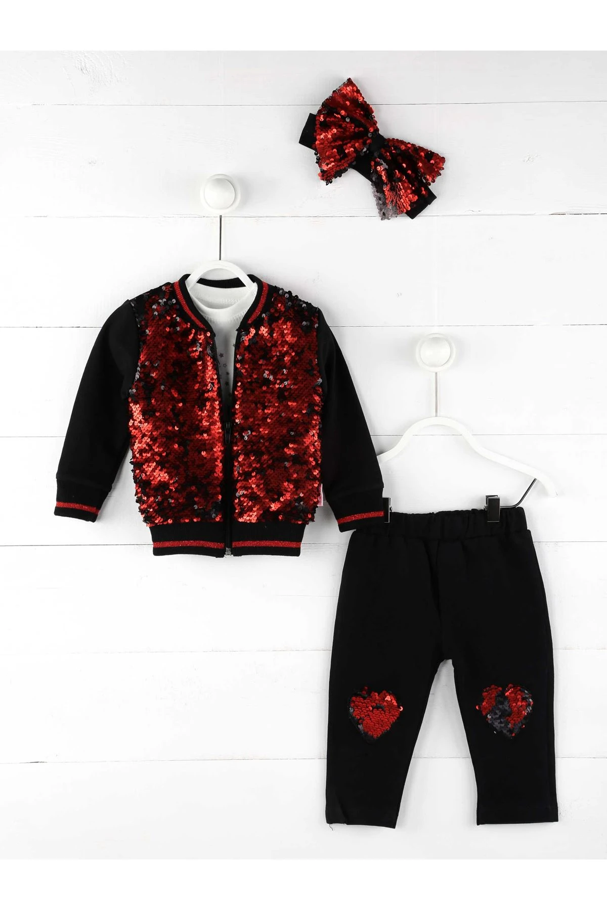baby red tracksuit