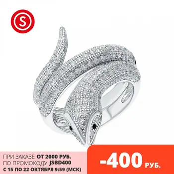 

Silver ring with cubic zirconia sunlight sample 925