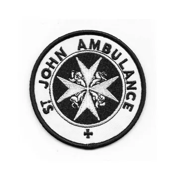 

3'' Doctor Who Ambulance Logo Embroidered iron on and sew on Patch