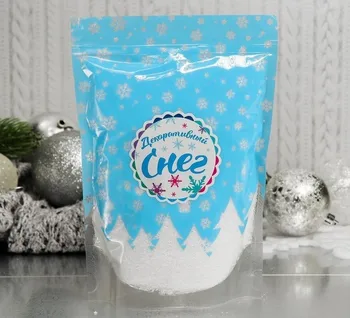 

Snow artificial loose for decor "soft" 35g
