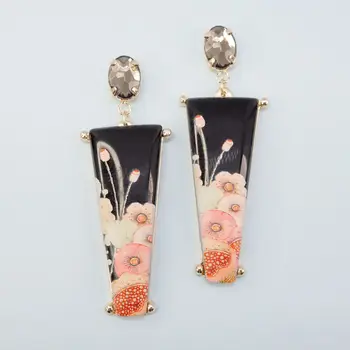 

Earrings jewelry flower (54520)