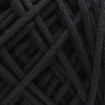 

Cord for needlework 6mm, 200 m (70% cotton, 30% polyester) (005 Black)