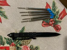 Bolígrafo táctico de defensa, bolígrafo militar antideslizante de aluminio, cabeza de acero de tungsteno, bolígrafo de autodefensa, rompevidrio, Kit de supervivencia