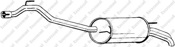 Глушитель Задний Bosal арт. 283-491