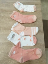 Miaoyoutong-Calcetines de algodón para niños y niñas, calcetín de alta calidad, Jacquard, gato, unicornio, conejo, cómodos y cálidos, 5 pares