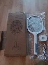 Raqueta antimosquitos eléctrica de 3000V, lámpara UV, USB, 1200mAh, recargable, para verano