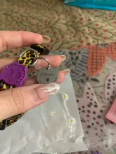 Chapa identificativa para mascotas, accesorio personalizado con el nombre grabado del perro o gato para colocar en el collar, MW001