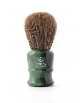 

Green Epsilon brown horse shaving brush 26mm
