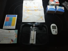 Accu-medidor de glucosa en sangre, tiras de prueba, equipo para medir la glucosa para diabéticos, monitor de azúcar en sangre, medidor para diabéticos, 50/100 Uds.
