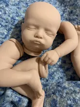 Kit de muñeca de vinilo de Rosalie, juego completo de muñeca realista de tacto suave de color fresco con cuerpo popular con certificado, 20 pulgadas