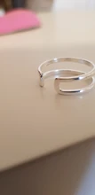 Anillos de plata de ley S925 para mujer, anillo Circular coreano multicapa de cara ancha, joyería al por mayor