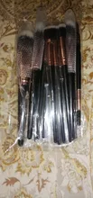 Anmor-Juego de brochas de maquillaje, para base de sombra de ojos, colorete en polvo, delineador de ojos, pestañas, labios, herramienta cosmética, 4-16 Uds.