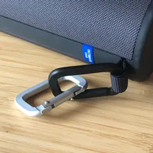 5 uds. De anillos ovalados de resorte de puerta chapados en aleación de aluminio, bolsa de hebillas de cinturón, Clips de mosquetón, Monederos, bolsos ovalados, gatillo rápido