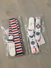 1pc bebé chupete Clips cadena Material cómodo lindo portachupetes con pinza los pezones de dibujos animados niños chupete Clip de chupete