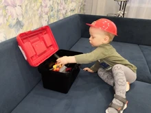 Caja de Herramientas para niños, Kit de herramientas de reparación de simulación de ingeniería, taladro eléctrico, destornillador, caja de juguete