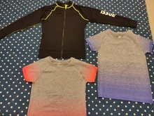 Fitness Tops T-Shirt-Sleeve Deporte Quick-Dry Running Womens Gym P096 Tees Mujer