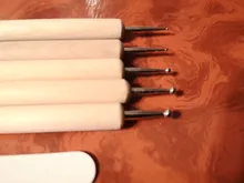 5 uds Set Gel UV pintura arte de uñas pluma que puntea manija de acrílico de cristal de diamantes de imitación 2 cepillo salón decoración manicura Kit de herramientas