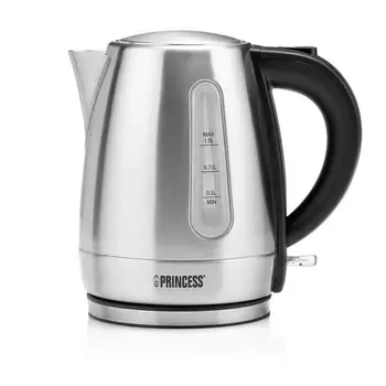 

Kettle Princess 236023 1 L 2200W Inox Black