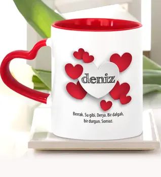 

Personalized Custom Sweetheart Name Meaning Red Heart Mug Cup-1