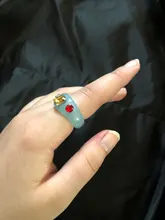 17KM-anillo acrílico de resina transparente para mujer, creativo coreano cuadrado geométrico redondo Irregular, joyería