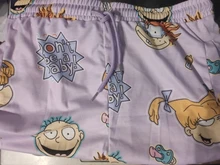 Pantalones Harajuku con estampado de dibujos animados para mujer, pantalón holgado y recto, estilo Hip Hop