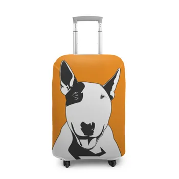 

Case for a suitcase 3D sunny bull terrier