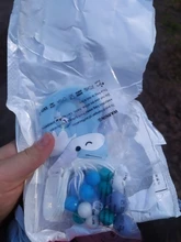Juego de cuentas de silicona para dentición de roedores, sin BPA, Fox Rabbit, accesorios para manualidades, Clips de cadena de chupete, collar para niños, 1 Set