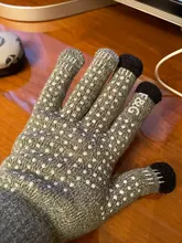 Guantes de correr para deportes al aire libre para hombre y mujer, gran oferta, cálidos, con pantalla táctil, para gimnasio, Fitness, de dedo completo, guantes mágicos de punto