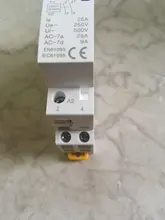 Din Rail Modular Contactor 50/60hz 220V/230V 2no 2nc Household 2P 25A TOCT1 1NC 1NO