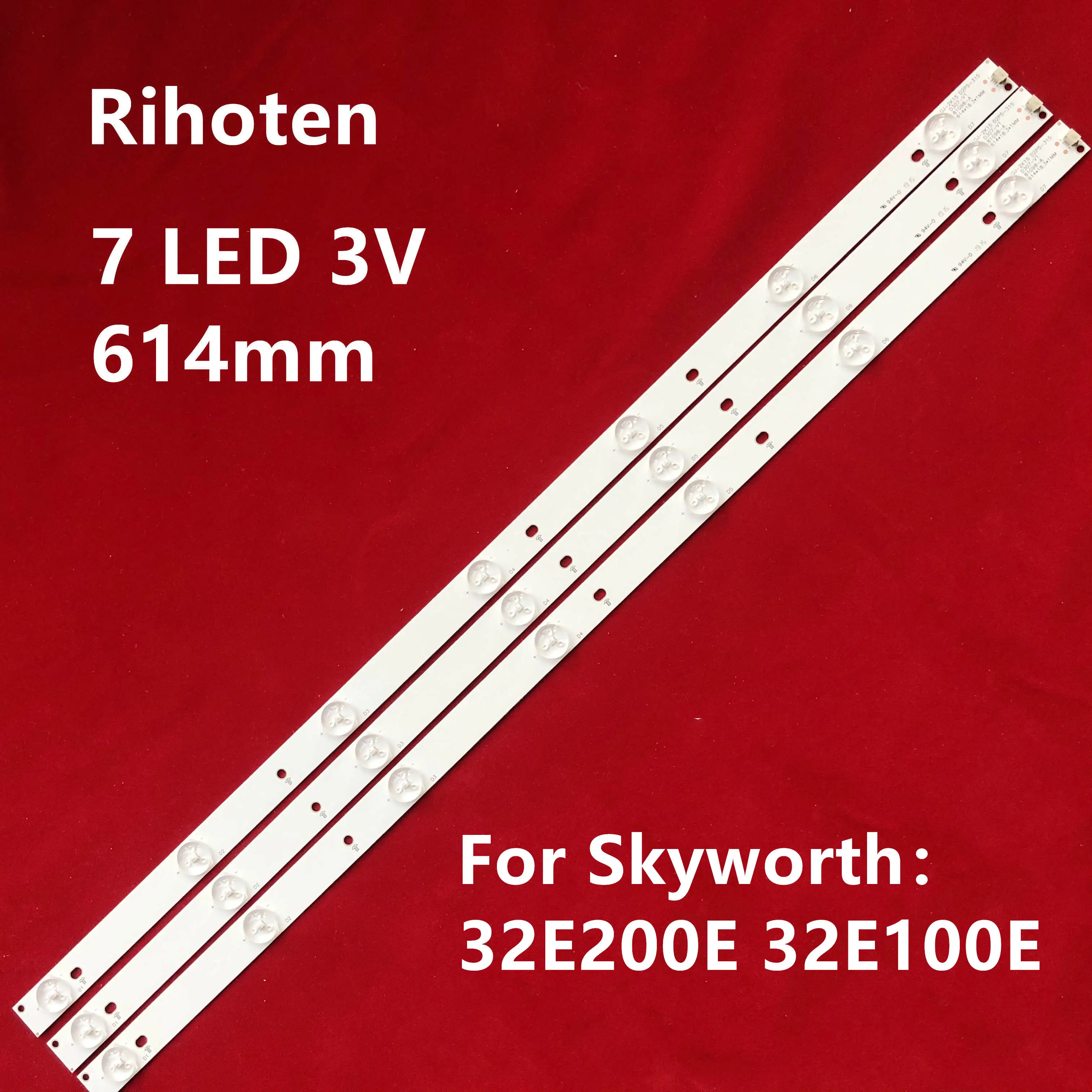 Для Skyworth 32E200E 32E100E 32-дюймосветодиодный Светодиодная лента для подсветки линейка