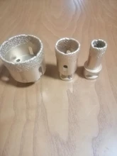 SHDIATOOL-broca de perforación de diamante de secado al vacío con soldadura, brocas de sierra, cortadora de orificios en baldosas de cerámica, mármol, porcelana, 1 ud.