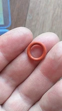Ring Silicone Washer Assortment-Kit-Set VMQ Red Thickness