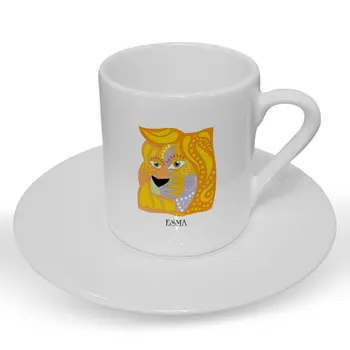 

Personalized Lion Sign Turkish coffee Cup