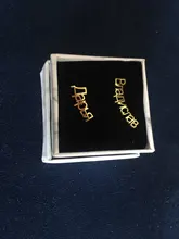 Pendientes personalizados con el nombre, par de pendientes, con cierre de tuerca, personalizados con el nombre, para mujeres