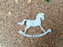 Cutting-Dies Craft Diy Scrapbooking Creative-Decoration Handmade Metal Horse QITAI BABY