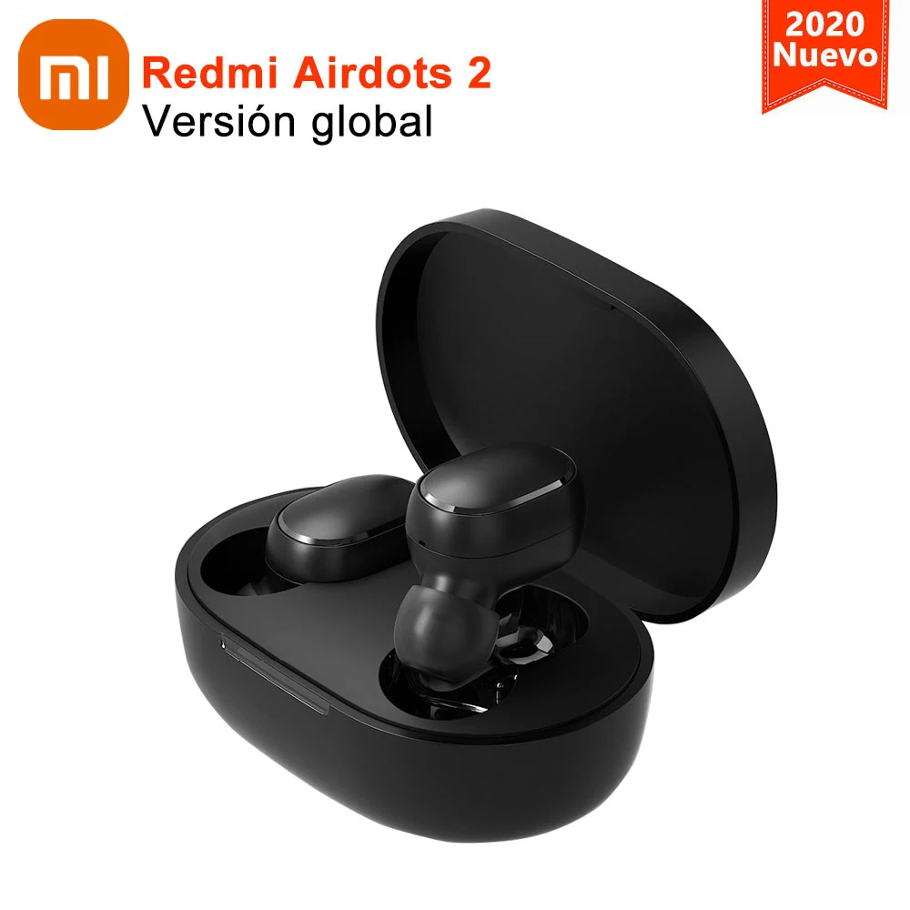 Versión global Xiaomi Redmi Airdots 2 TWS Auriculares inalámbricos, Mi True Auriculares inalámbricos Basic 2 Bluetooth 5.0 Reducción de ruido