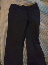 Pantalones de lino y algodón para mujer, pantalón de talla grande, elástico, de cintura alta, longitud hasta el tobillo, informales, sueltos, de primavera, 8XL