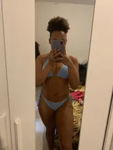 Tankini-traje de baño pequeño para mujer, microbikini azul, conjunto de bikini brasileño de estilo vendaje púrpura de cintura baja, traje de baño de dos piezas