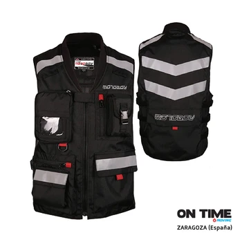 

CHALECO OT-V01 PARA MOTEROS REFLECTANTE CON PROTECTORES ESPALDA Y PECHO CE