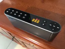 TOPROAD-altavoz HIFI con Bluetooth, barra de sonido portátil inalámbrica, Supergraves, con micrófono, TF, FM, Radio, USB