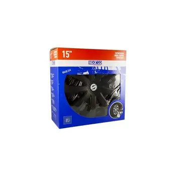 

Sparco SPC1570BK-Set of hubcap Sparco Sicily 15 "Black