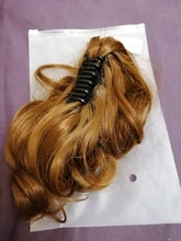 S-noilite-Extensión de cabello corto sintético para mujer, coleta ondulada, color negro y marrón, garra de cola de caballo, postizo de Clip en la cola de pelo