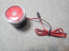 Qolelarm-minibocina de sirena para interior con cable de 120dB 6-12VDC, sirena fuerte para sistema de alarma inalámbrico gsm, envío gratis